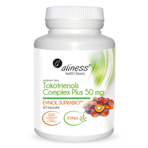 Aliness Tokotrienols Complex PLUS 50 mg EVNOL SUPRABIO Witamina E x 60 kapsułek