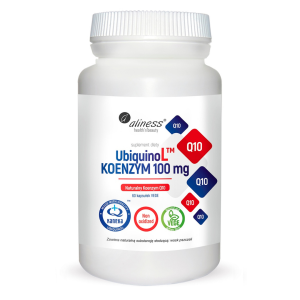 Aliness UbiquinoL KANEKA Naturalny KOENZYM 100mg x 60 Vege caps.