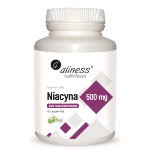 Aliness Niacyna Amid kwasu nikotynowego 500mg Witamina B3 PP