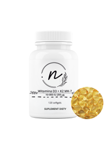 NaturePRO D3+K2 MK-7 10 000+200 mcg Softgel 120 kapsułek 
