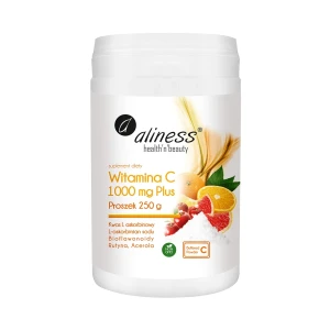 ALINESS WITAMINA C 1000MG BUFOROWANA PLUS PROSZEK X 250G