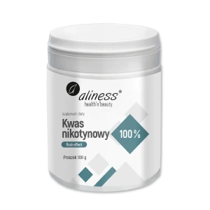 Aliness, Kwas nikotynowy proszek 100%, flush effect x 100 g