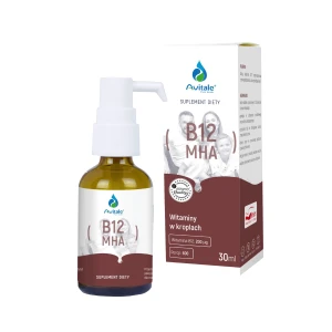 Aliness, Krople Avitale, Witamina B12 MHA 200uq, 30 ml