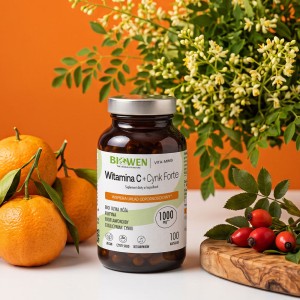 Biowen Witamina C + Cynk Forte - 100 kaps.