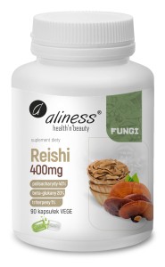 Aliness, Reishi 400mg x 90 Vege caps.