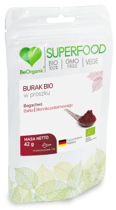 Aliness BeOrganic, Burak BIO w proszku 42g