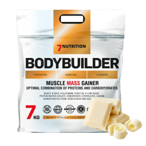 7Nutrition BODYBUILDER 7kg Na masę Gainer Odżywka węglowodanowo-białkowa  Mass builder  SPRAWDŹ SMAKI →