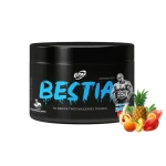 6PAK Bestia Pre-Workout Owoce Tropikalne Masa Siła Energia Intensywność Pompa mięśniowa Wytrzymałość 