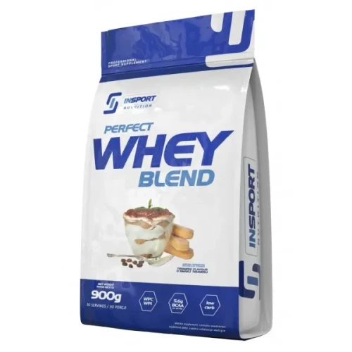 Insport Nutrition Perfect Whey Blend 900g. Białko Masa Redukcja WPC Koncentrat Tkanka mięśniowa Smaki Proteina Regeneracja SPRAWDŹ SMAKI →